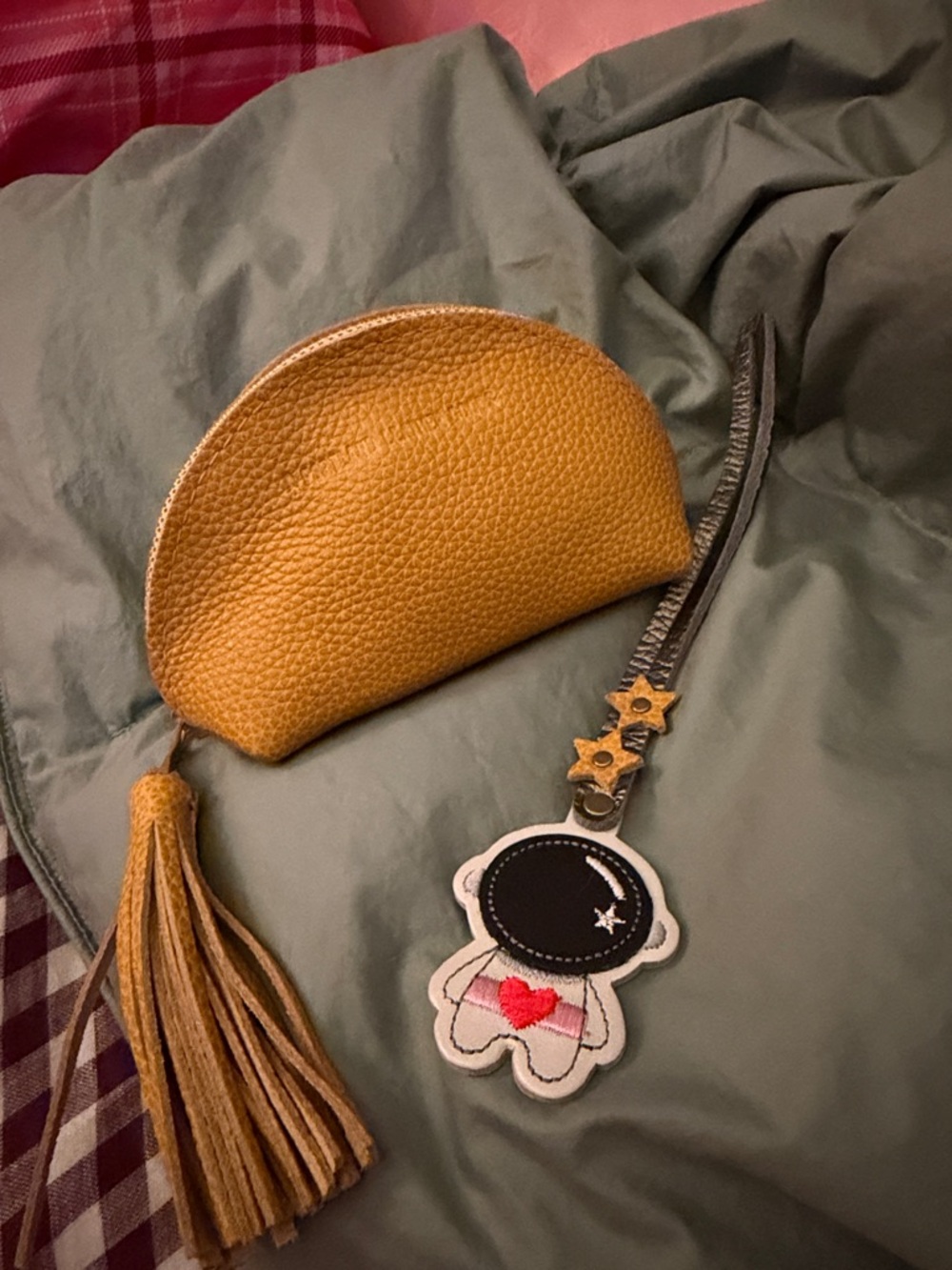 Portland Leather Goods - Sunshine Taco Tassel Pouch and Houston Astronaut